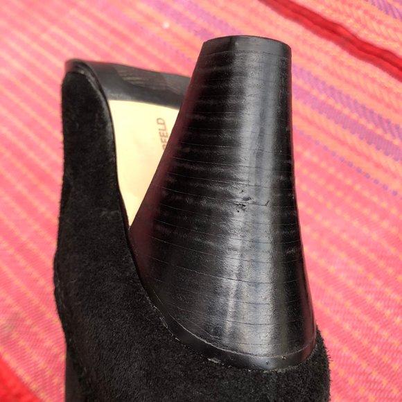 Karl Lagerfeld Suede Booties Size 7.5 - Picture 8 of 16